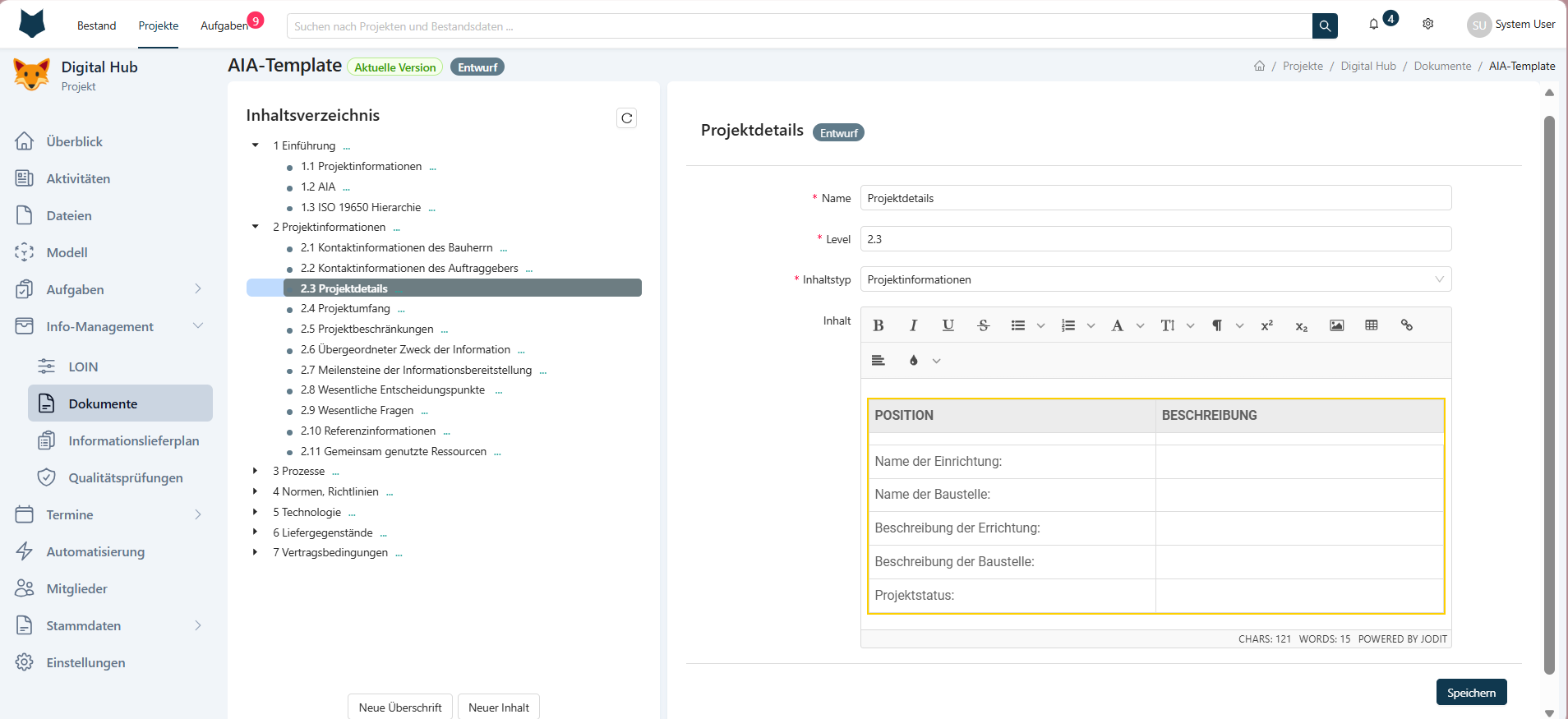 Dokument Editor