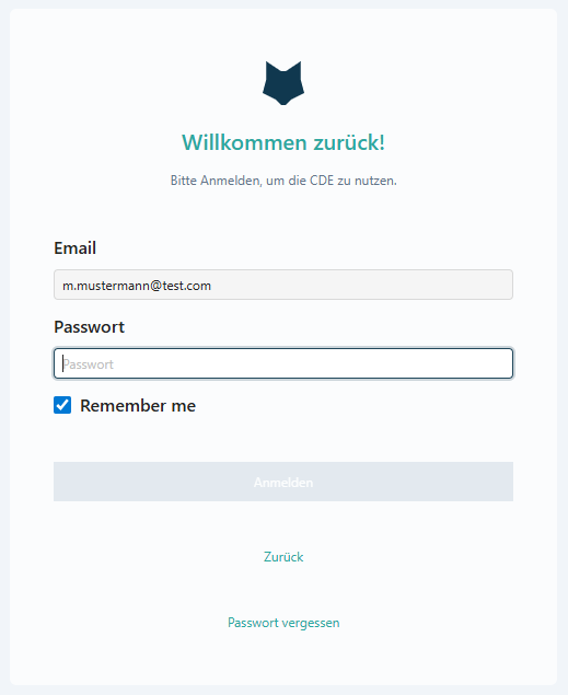 Login Standard