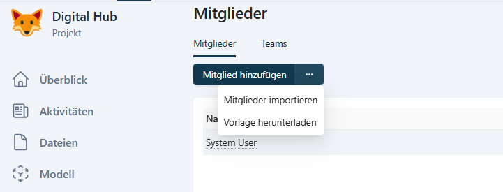 Vorlage herunterladen